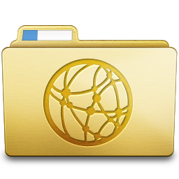 Yellow Server Icon 256x256 png